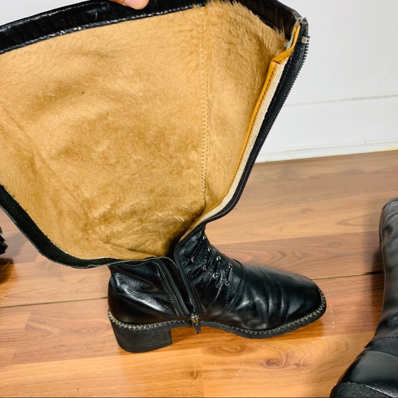 Punk, retro leather boots - Picture 14 of 16